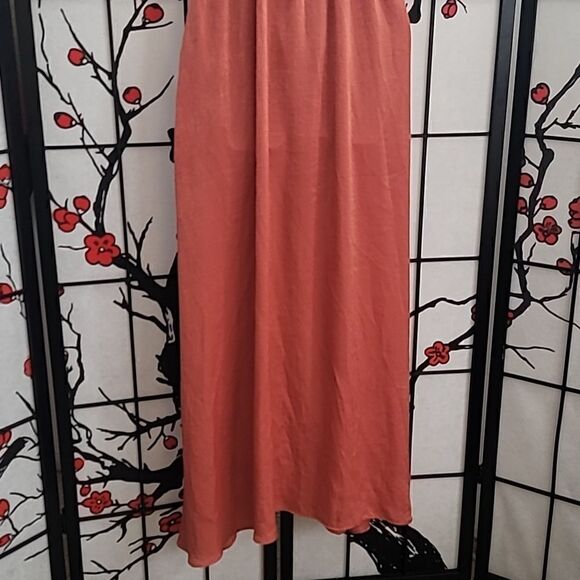 FiveSeventyFive Charmeuse V-neck Maxi Dress - Picture 5 of 14